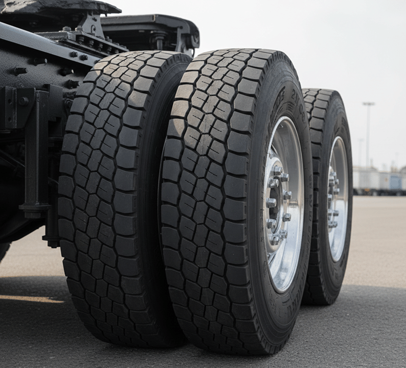 tires on vehicle