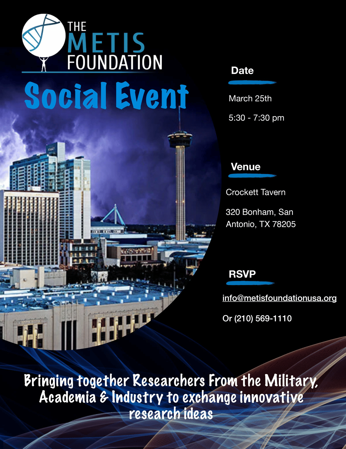 Invitation to The Metis Foundation’s Happy Hour