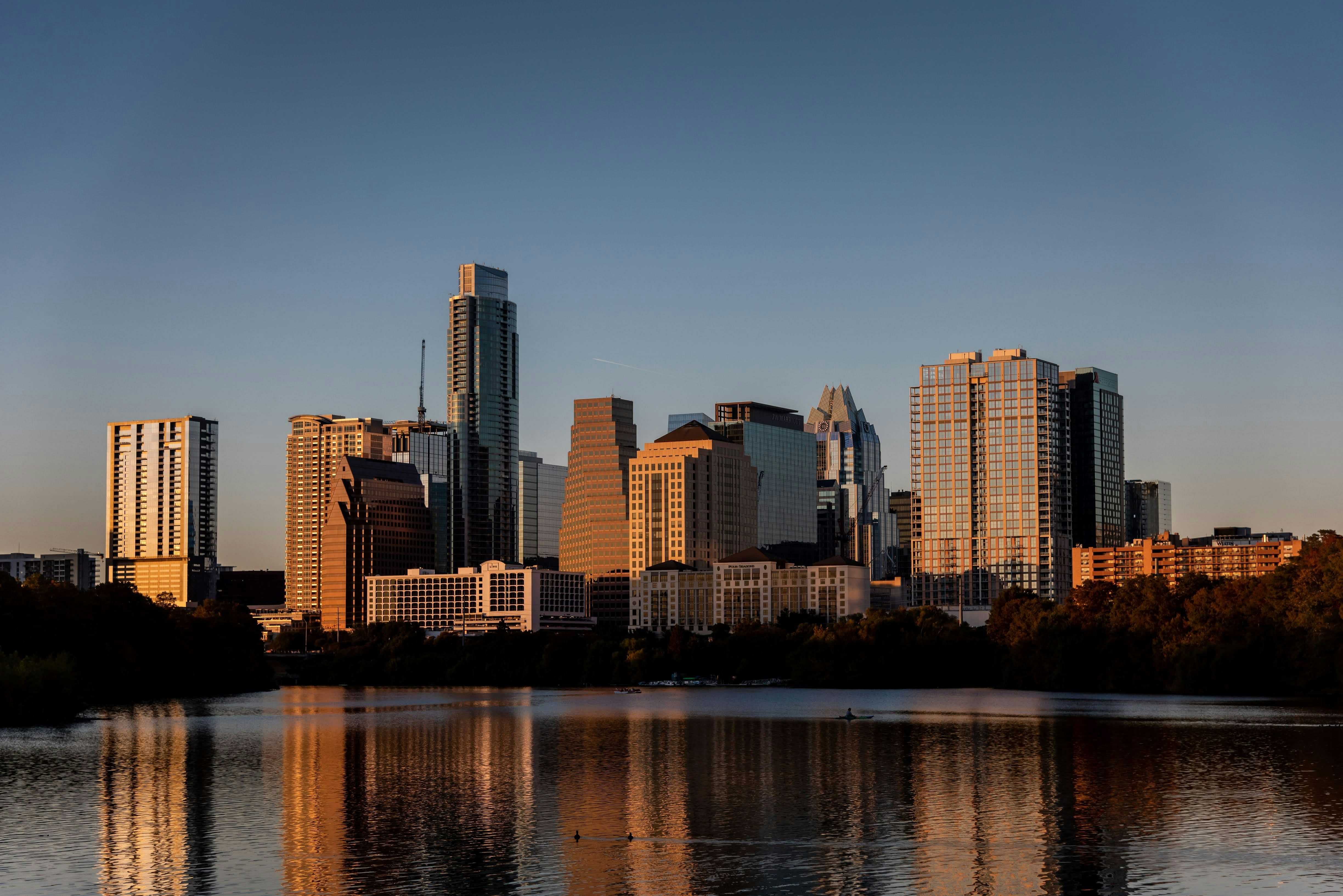 Austin Skyline at sunset