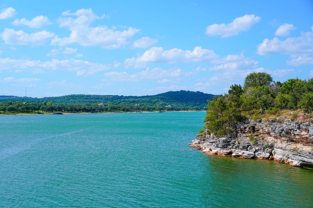 water near rocky terrain in Cedar Park, TX