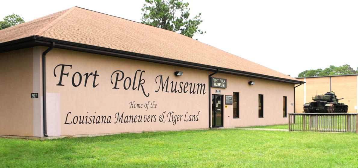 Fort Polk Museum building in Louisiana