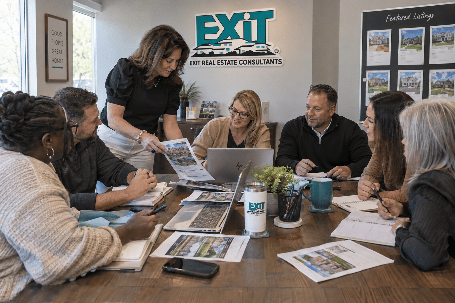 EXIT Real Estate Consultants agents gathered for a team event