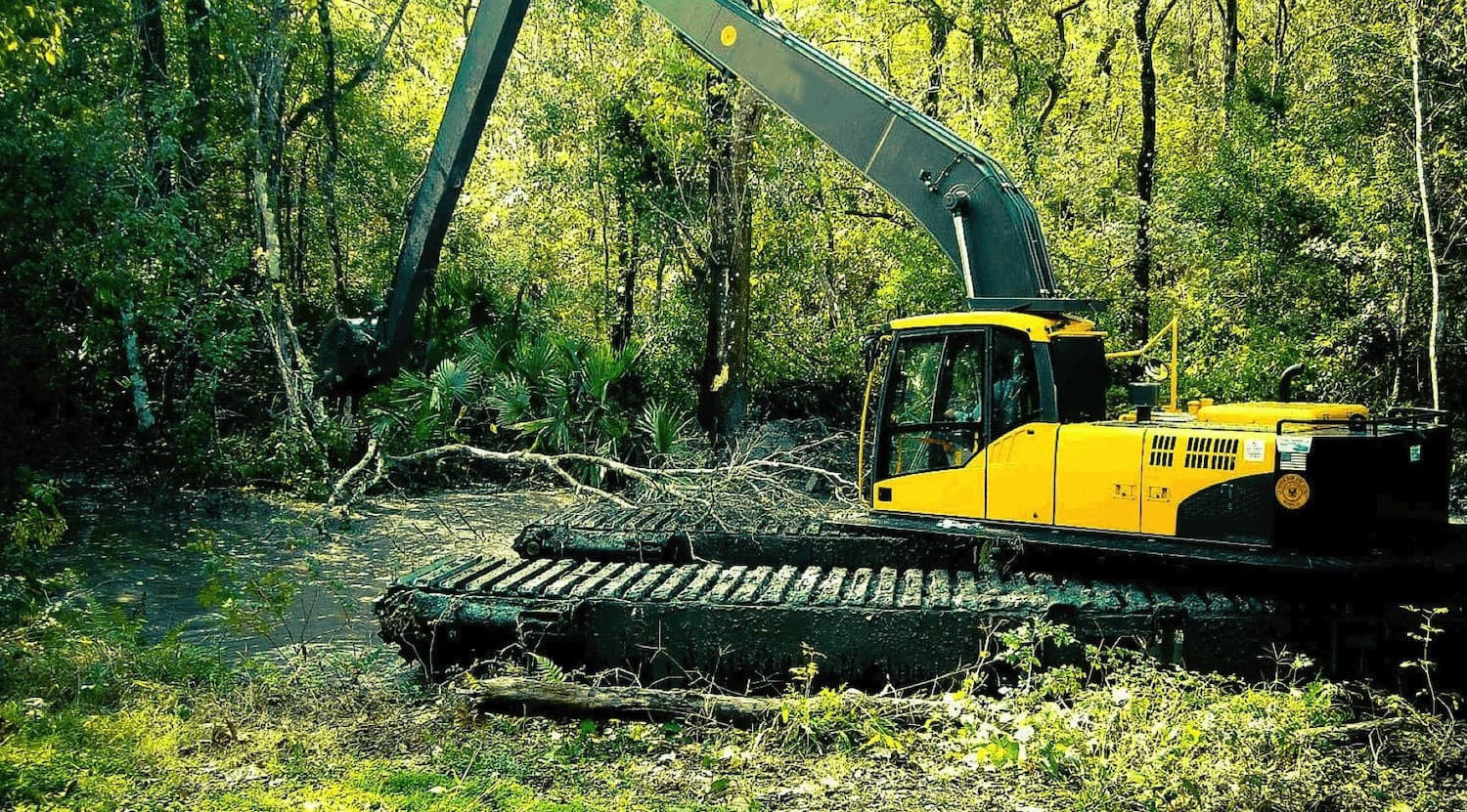 Kobelco Amphibious Excavators