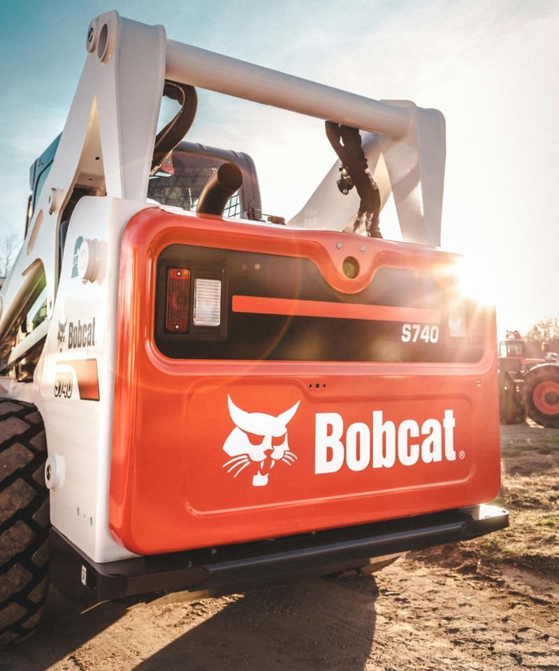 Bobcat machinery on worksite