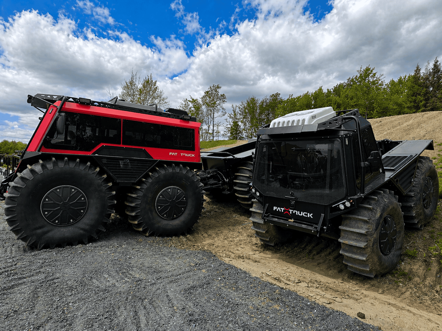 Two Fat Trucks ready for a job