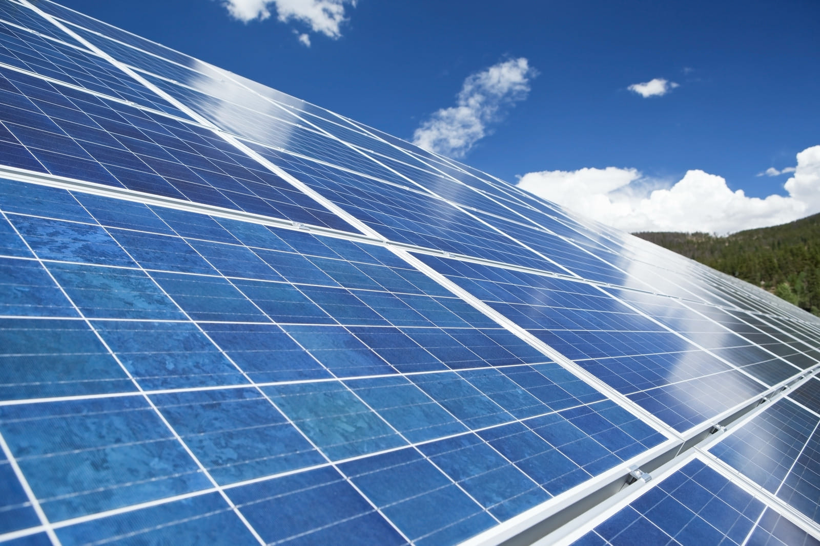 solar panels on a field in Schaumburg, IL