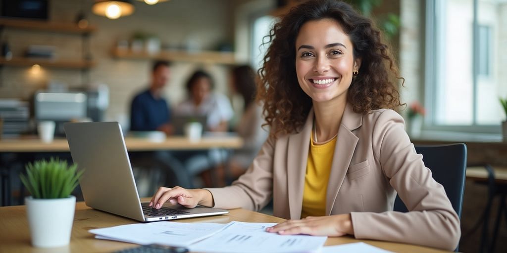 Local bookkeeper assisting small businesses with financial tasks.