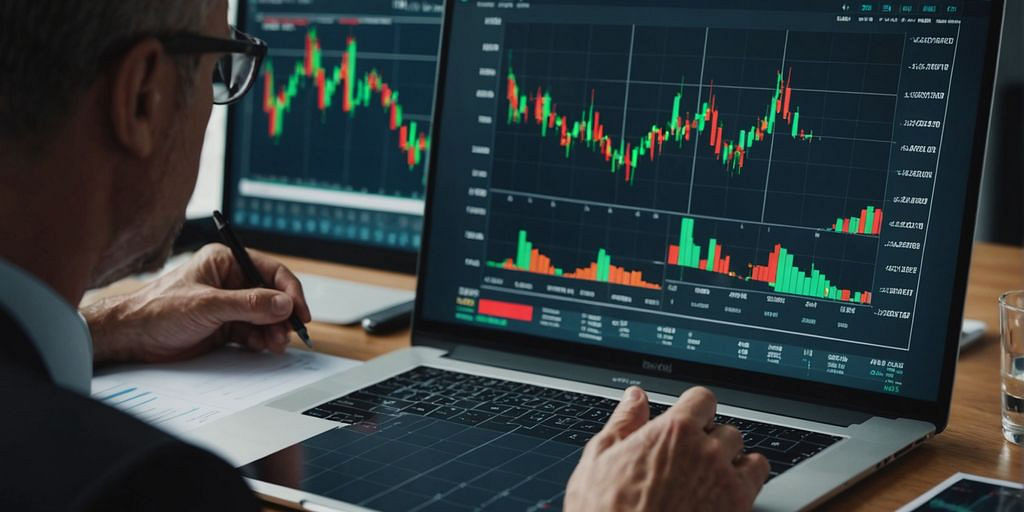 CFO planning with financial charts and graphs