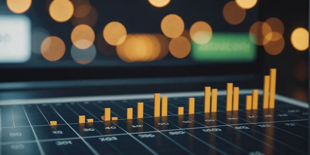 Graph depicting ROI and financial performance metrics