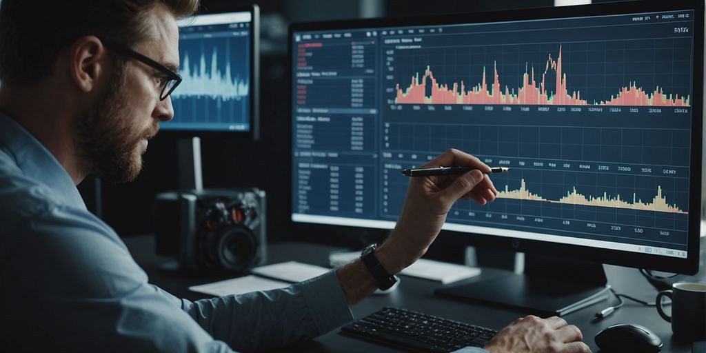 Team reviewing financial charts to boost business efficiency
