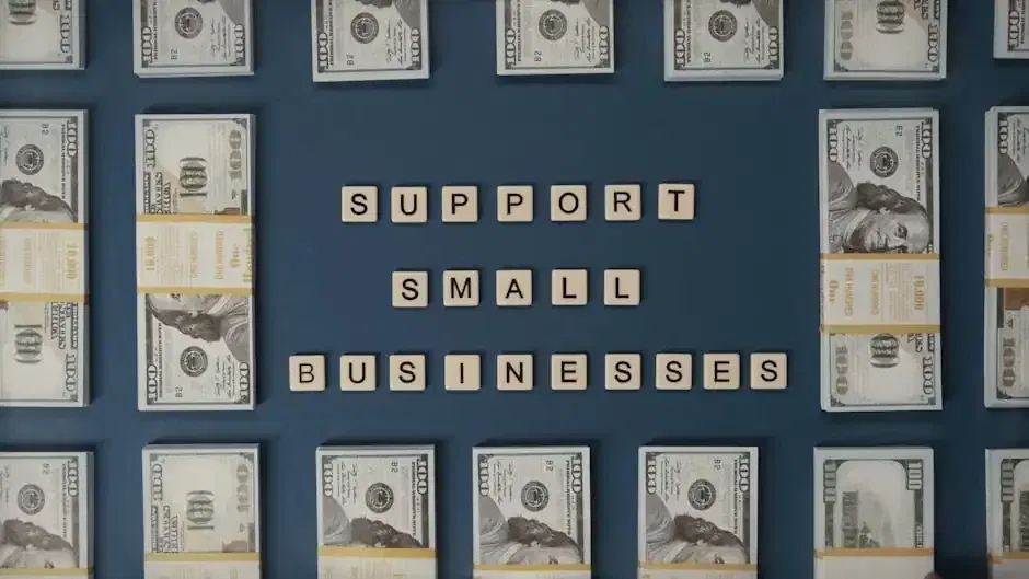 Dollar Bills Around Letter Tiles