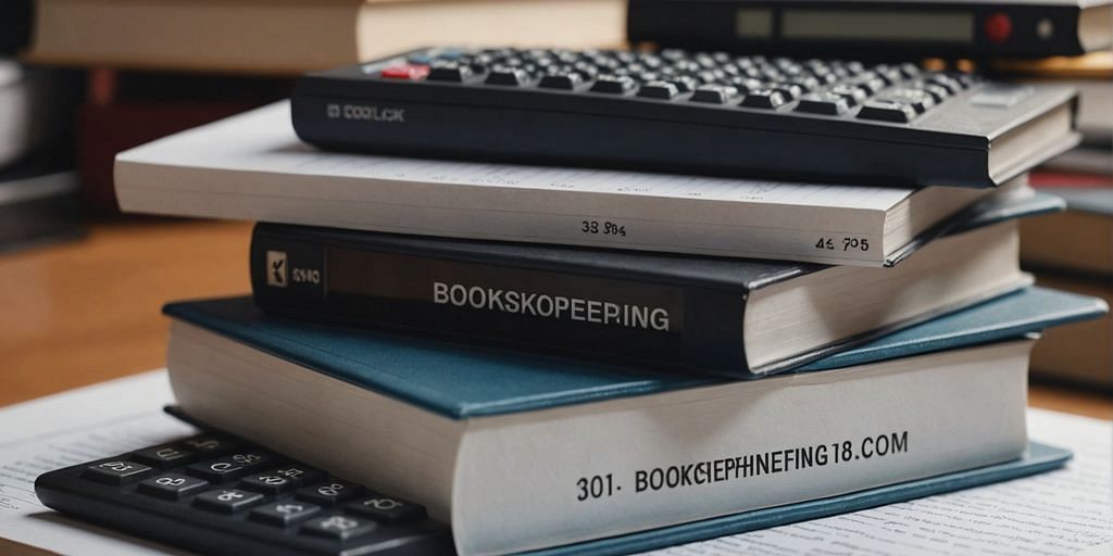 Books and calculator representing accounting and tax guidance.