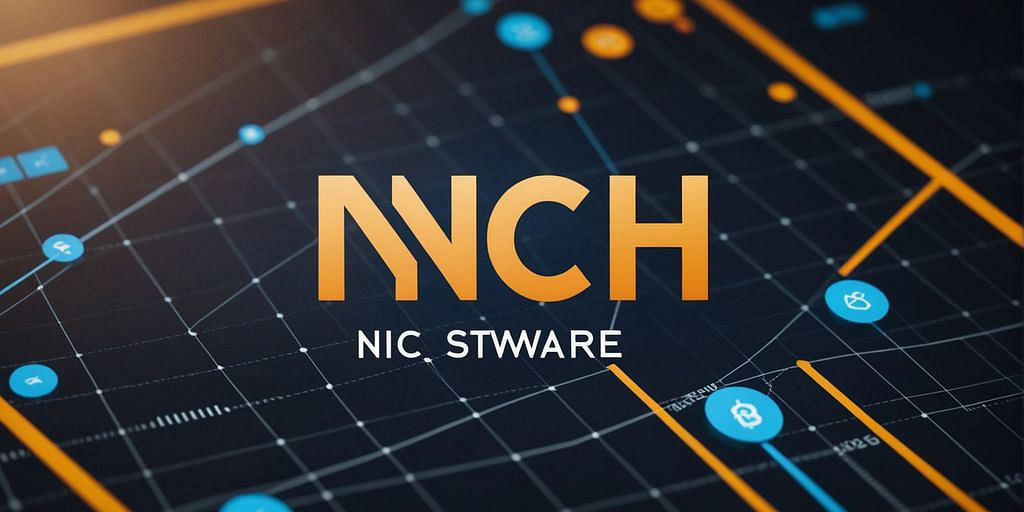 NCH software logo with financial icons and graphs