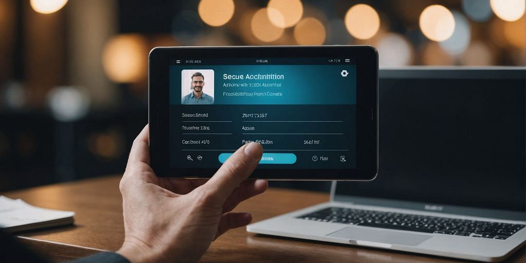 Two-factor authentication for secure accounting login.