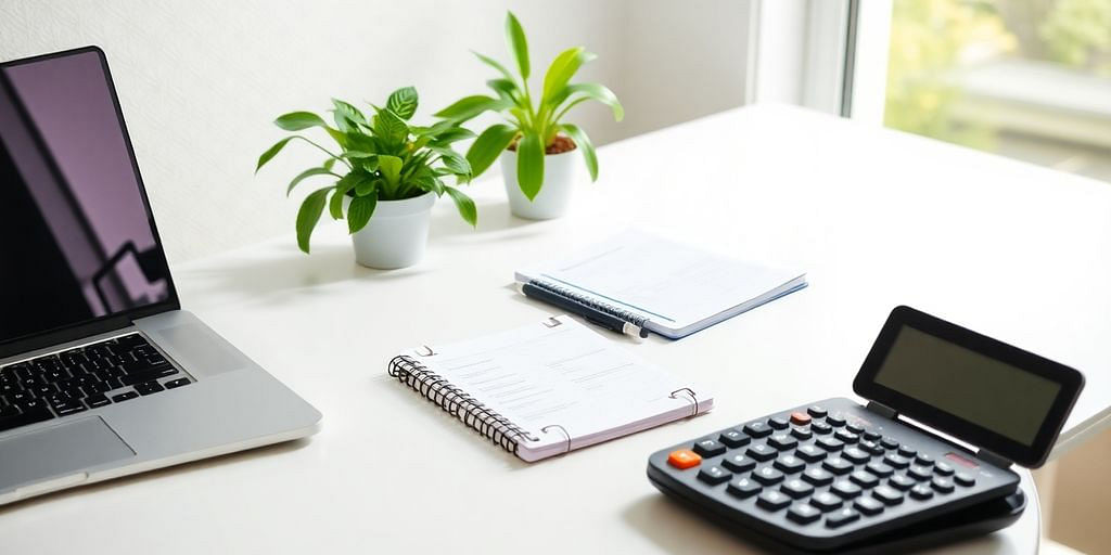 A professional workspace for aspiring bookkeepers.