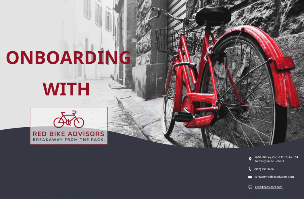Onboarding with Red Bike Advisors