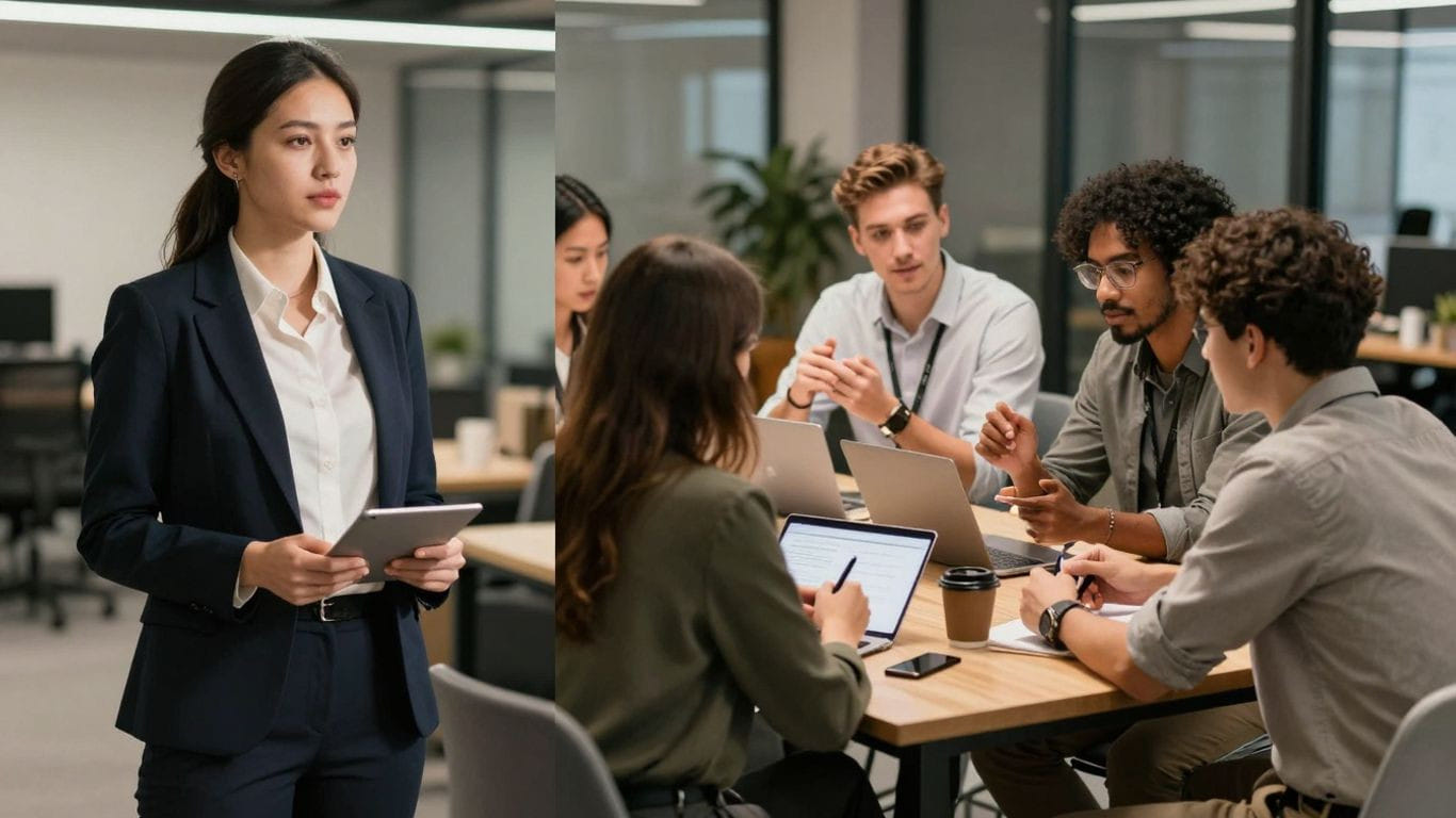 Fractional vs. full-time CFO comparison image.