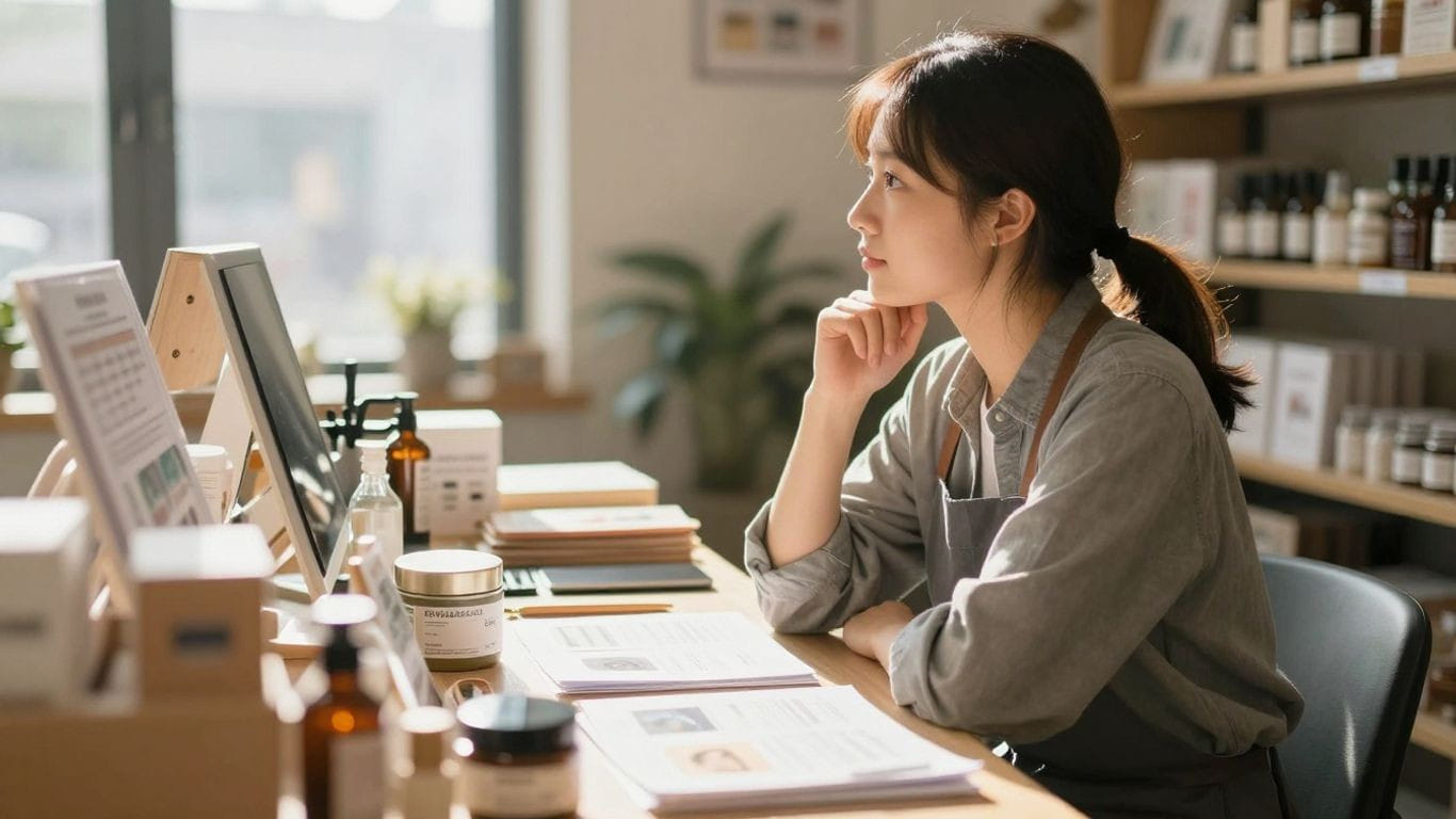 Small business owner with diverse products and services.