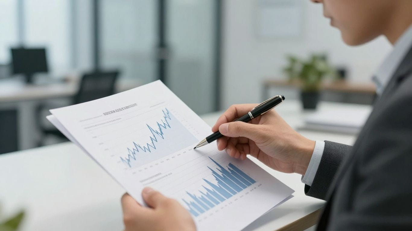 Fractional COO cost analysis with business professional.