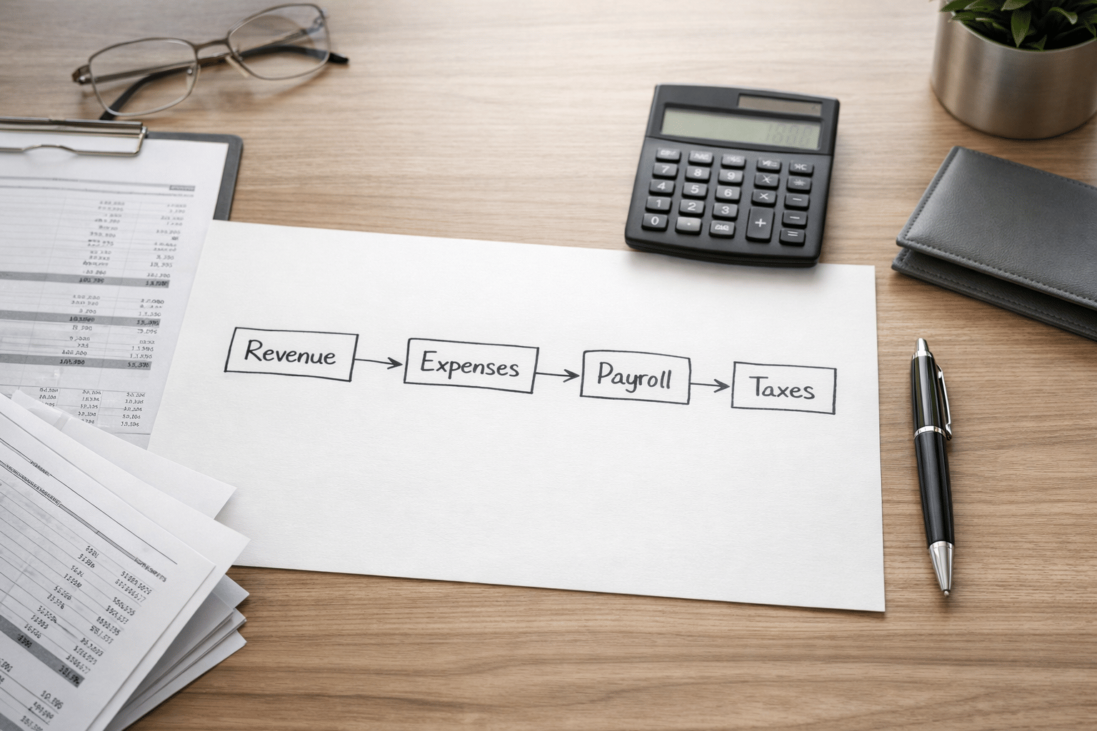 Revenue to taxes graphic