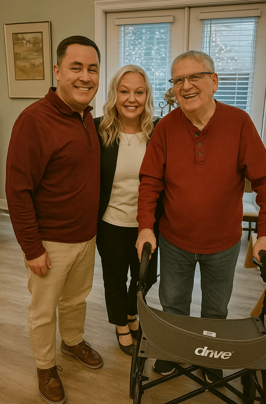 Hospice Care Workers with Patient