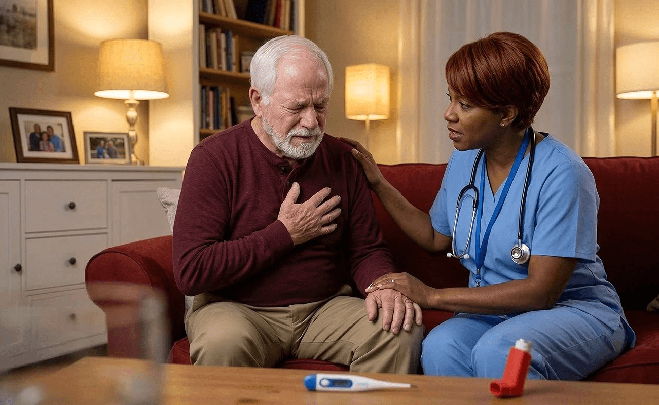 Hospice patient with COPD