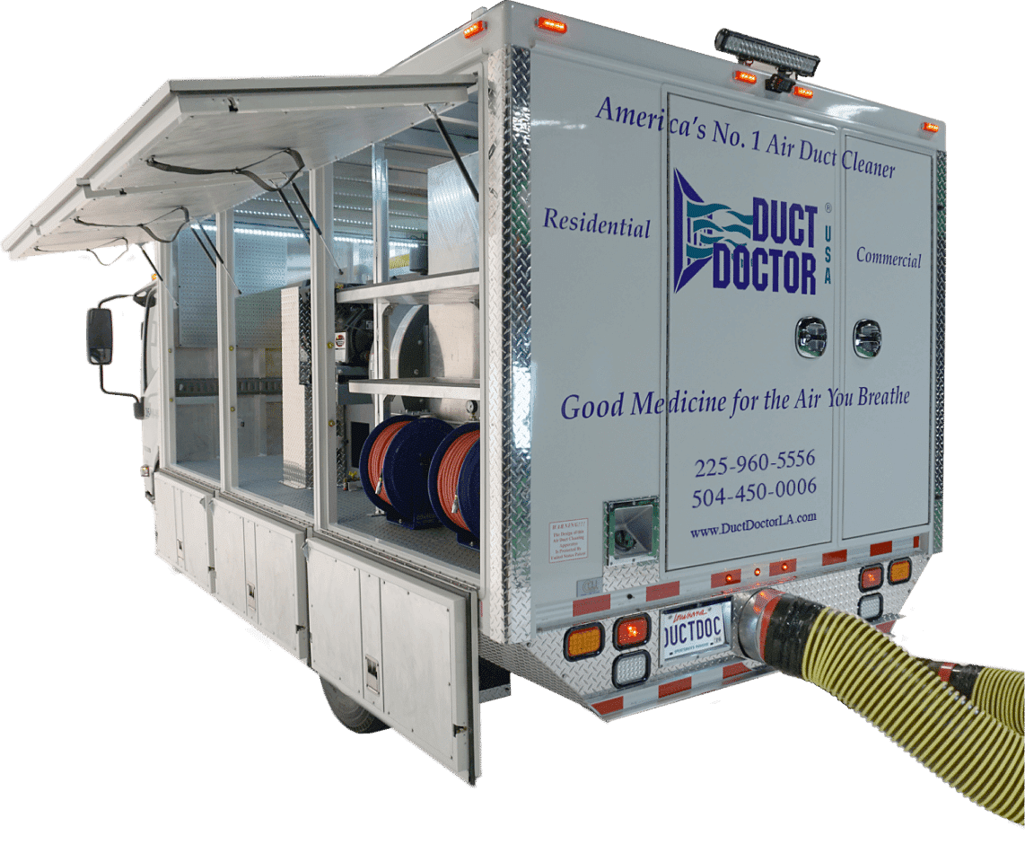 Air Duct and Dryer Vent Cleaning Truck