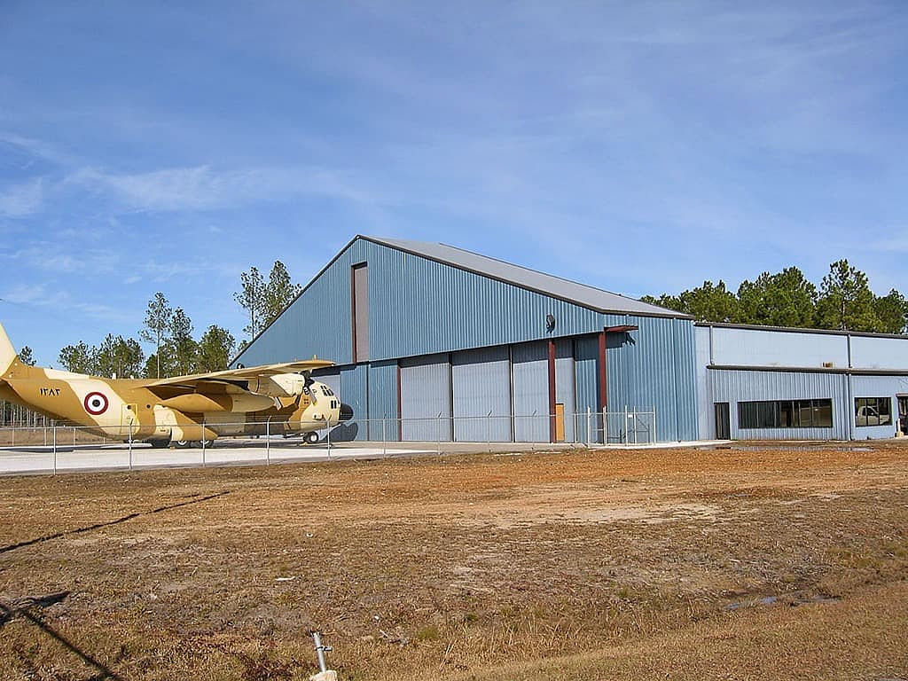 Steel Airport Hangar