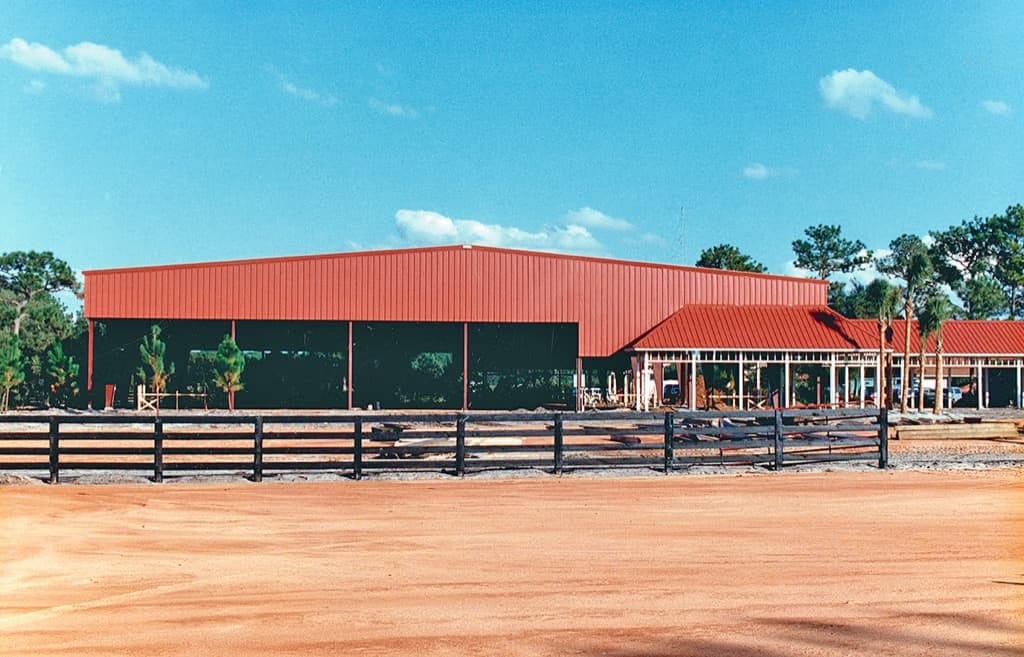 Metal Farming building