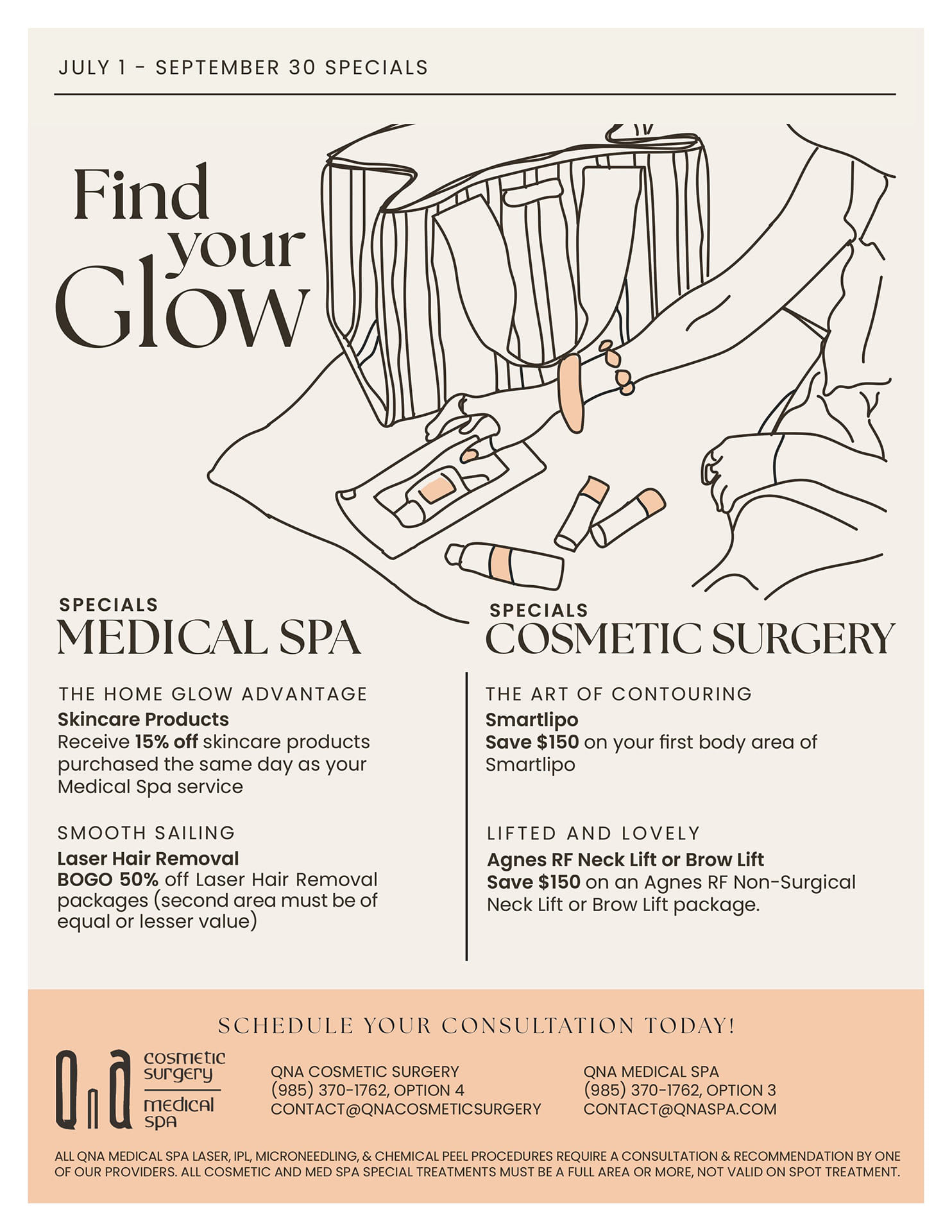 July 1 - September 30 Specials July 1 - September 30 Specials